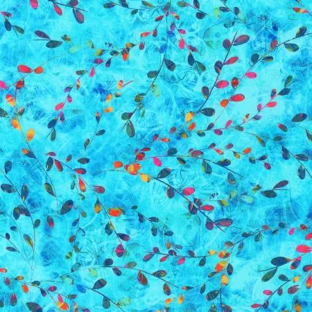 Robert Kaufman Sky Branch Leaves Venice collection