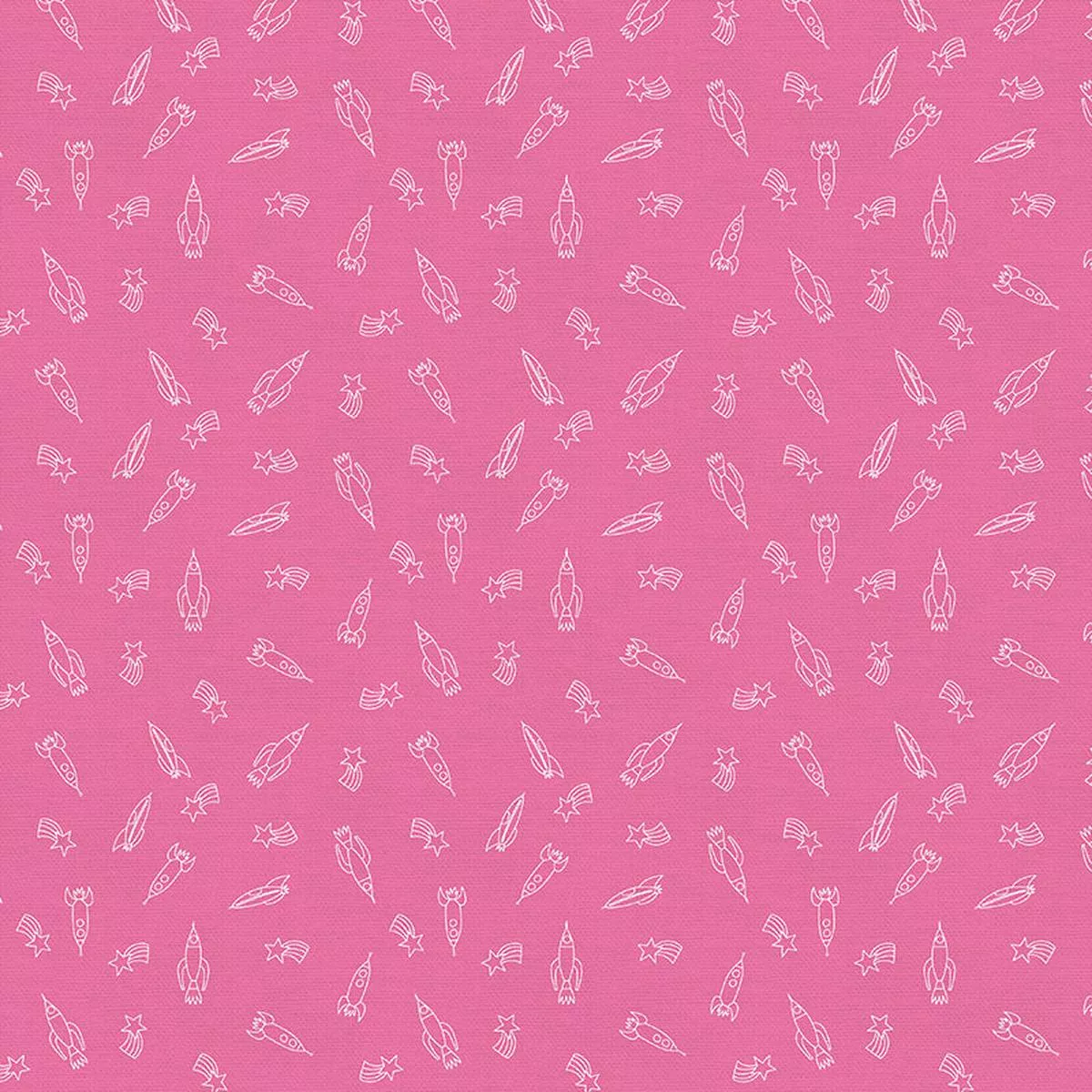 rocket-ship-toss-pink-quilting-cotton Rocket Ship Toss – Pink – Quilting Cotton