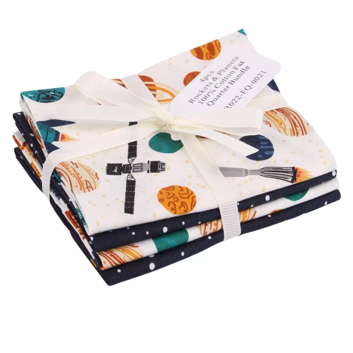 rockets-planets-4-piece-cotton-fat-quarter-bundle Rockets and Planets 4 Piece Cotton Fat Quarter Bundle