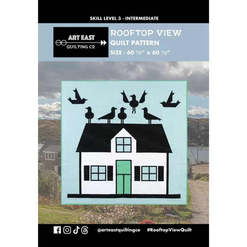 rooftop-view-quilting-pattern-art-east-quilting-co Rooftop View - Quilting Pattern - Art East Quilting Co.