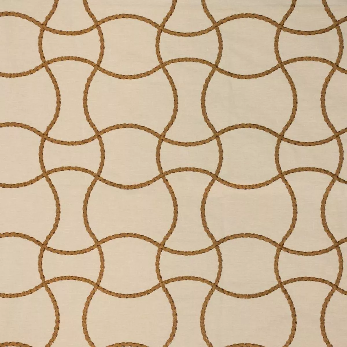 Roped In -Old Gold RM Coco Fabric