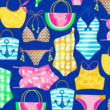 Royal Bathing Suits & Bags