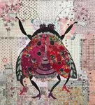 Scarlett The Lady Bug Collage Pattern