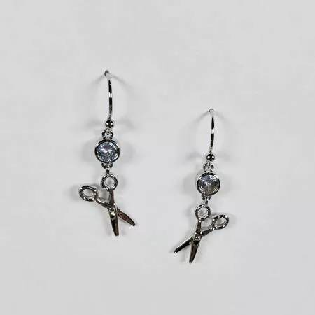 Scissor Drop Earring SILVER