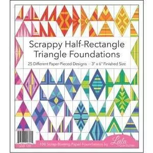 scrappy-half-rectangle-triangle-6-foundation-pad Scrappy Half-Rectangle Triangle 6" Foundation Pad