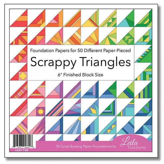 Scrappy Triangles 6" Foundation Pad