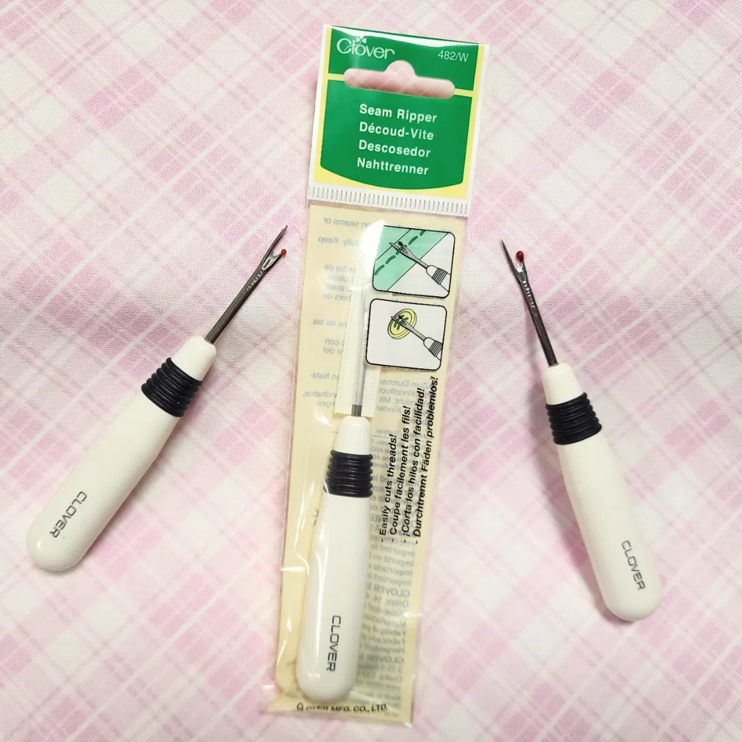 seam-ripper-white-plastic-482cv-wht-by-clover Seam Ripper White Plastic - 482CV-WHT by Clover
