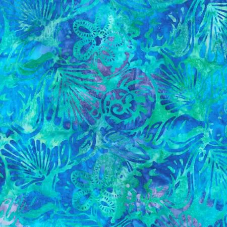 Seashells Lagoon Batik
