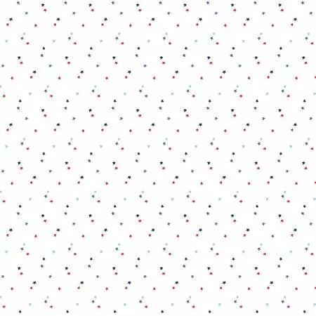 Seasonal Basic Stars White