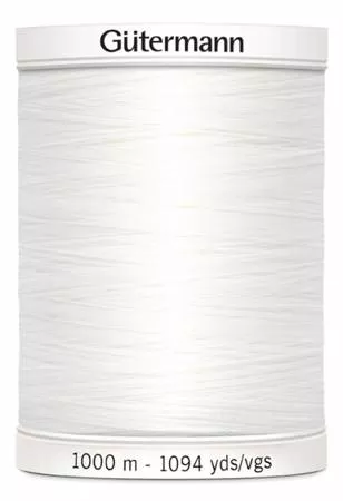 Sew-all Polyester All Purpose Thread 1000m/1094yds White