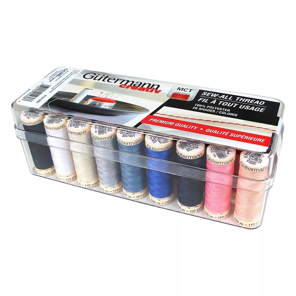 Sew All Thread Assortment - 100m x 26 Shades - Gutermann