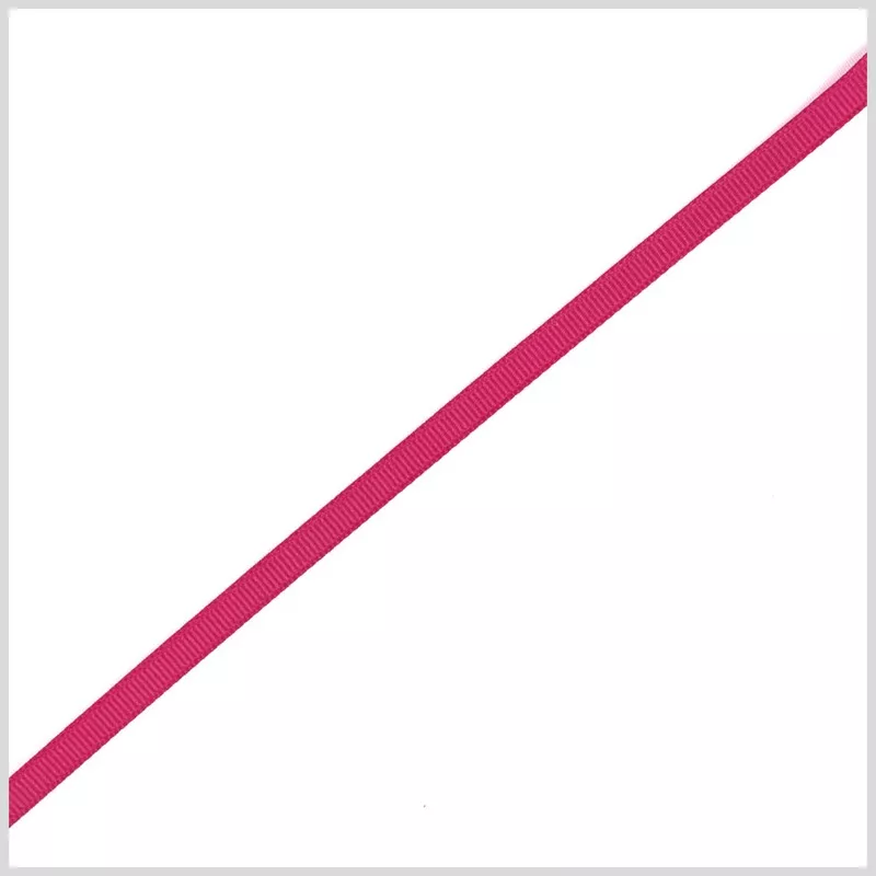 Shocking Pink Solid Grosgrain Ribbon