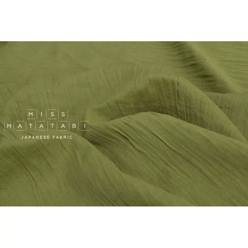 shokunin-collection-sun-dried-double-gauze-green Shokunin Collection Sun-Dried Double Gauze – green