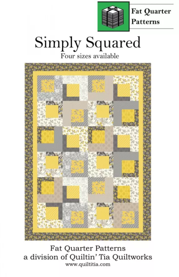 simply-squared-fat-quarter-quilt-pattern Simply Squared Fat Quarter Quilt Pattern