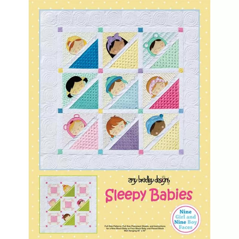 Sleepy Babies Appliqu Quilt Pattern by Amy Bradley