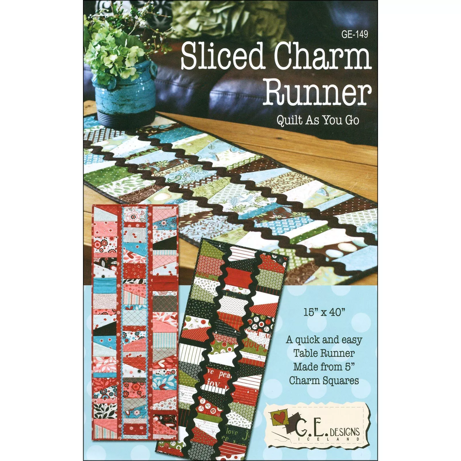 sliced-charm-runnerge-designs-ged149 Sliced Charm RunnerGE Designs GED149