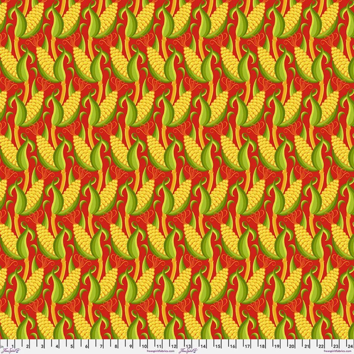 Small Corn Red by Jane Sassaman