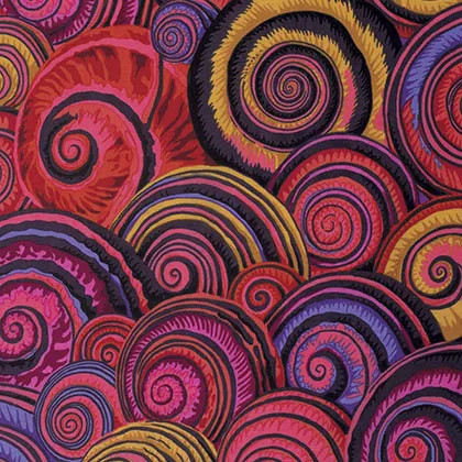 Spiral Shells - Red