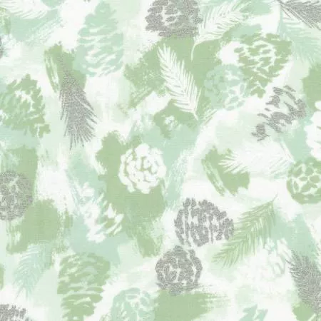 Sprigs Sage w/Metallic