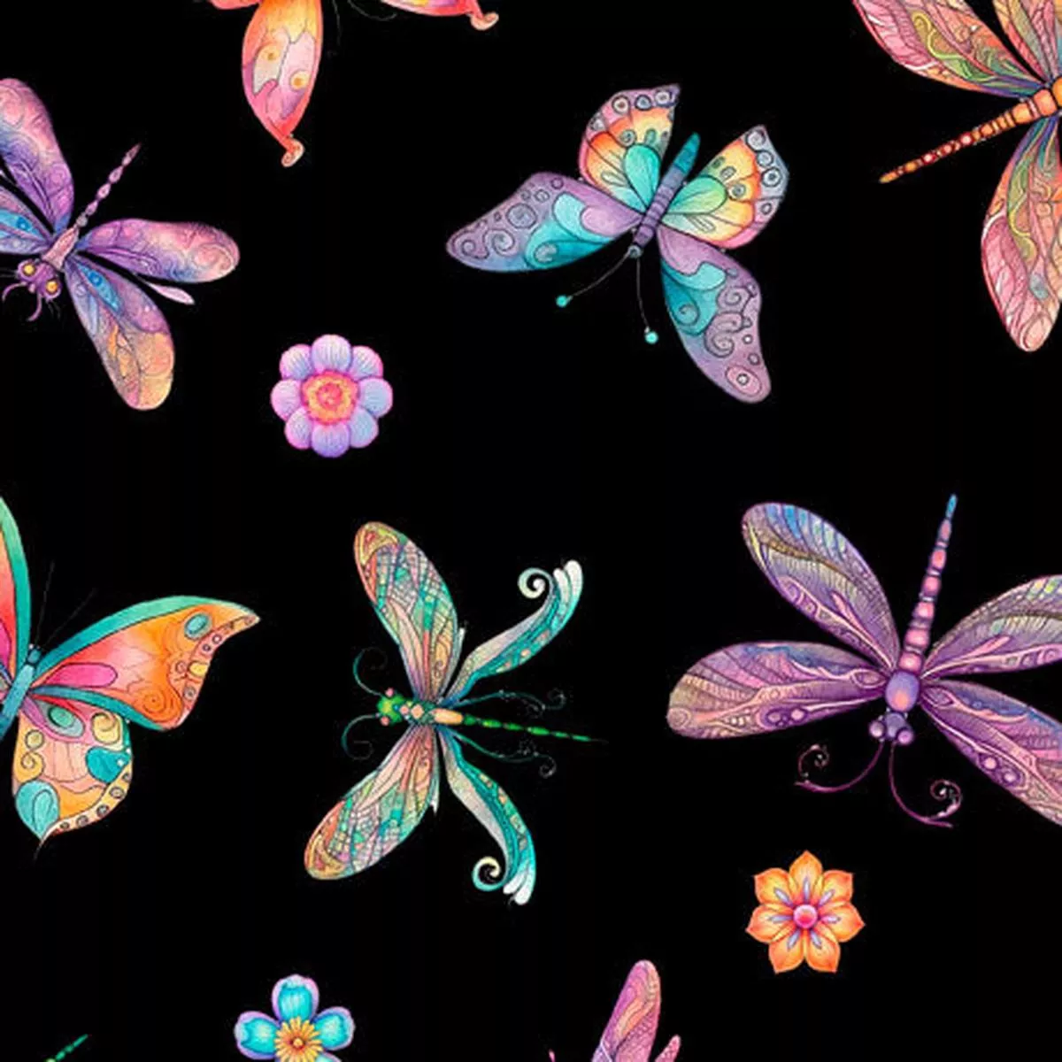 spring-bling-butterflies-black Spring Bling – Butterflies, Black