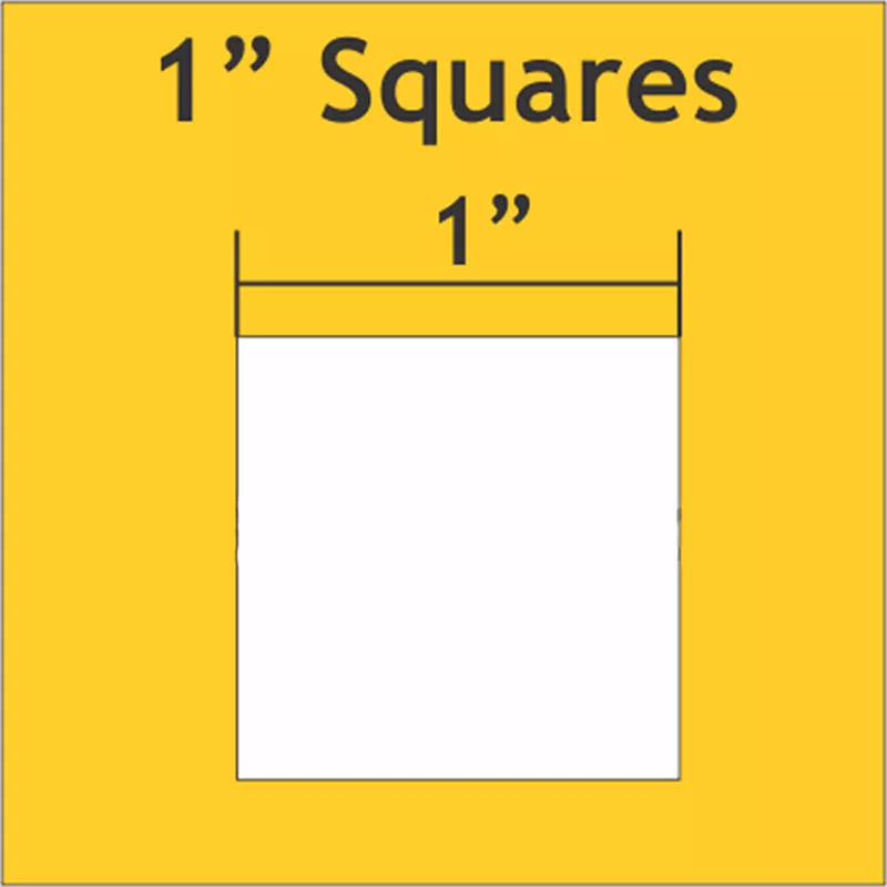 Square 1" 150ea Paper Pieces