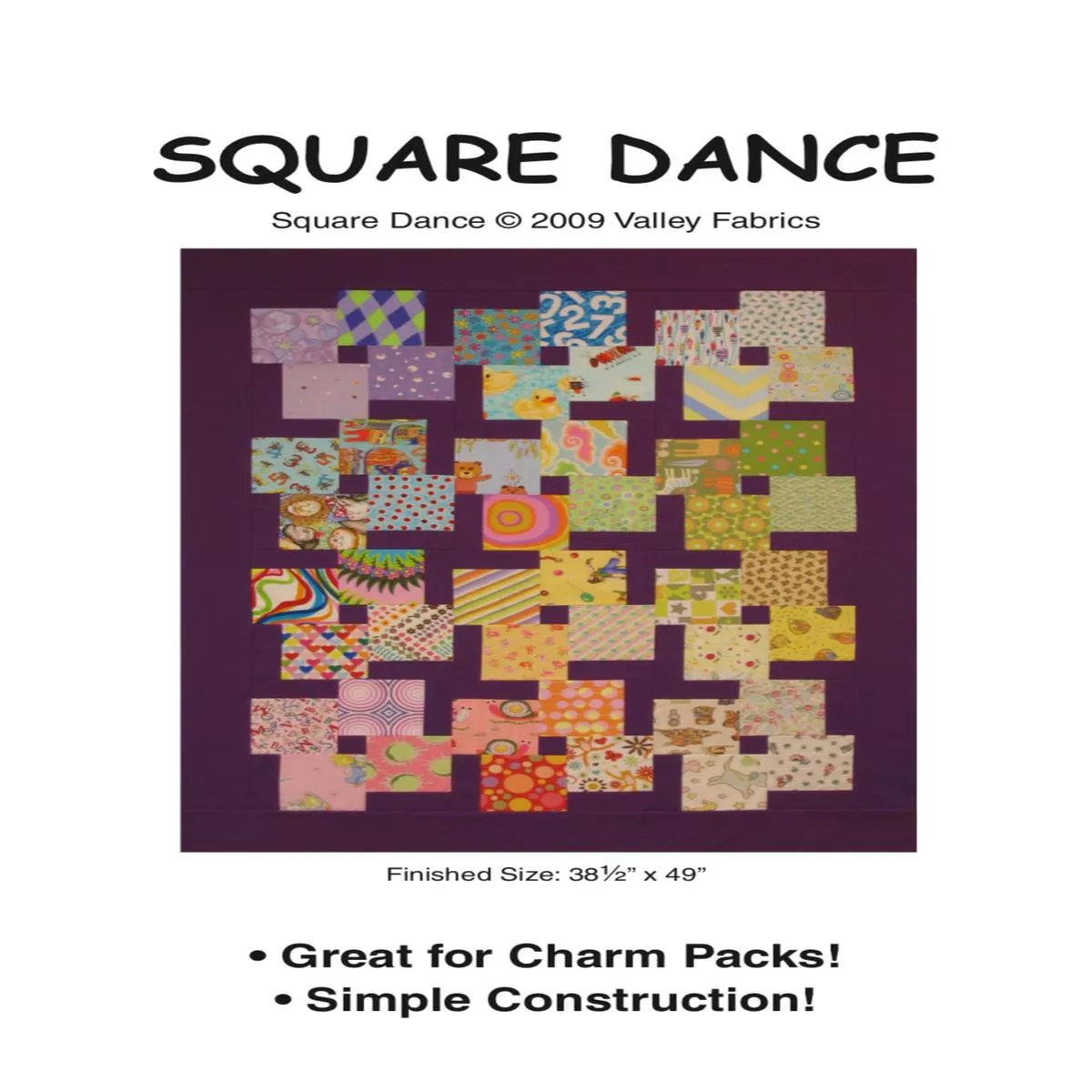 Square Dance Valley Fabrics Quilt Pattern