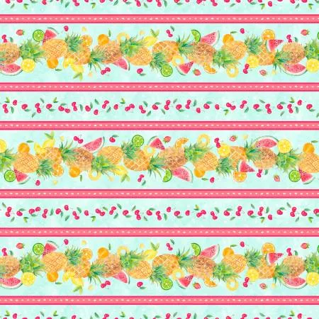 Squeeze The Day Repeating Stripe Multi