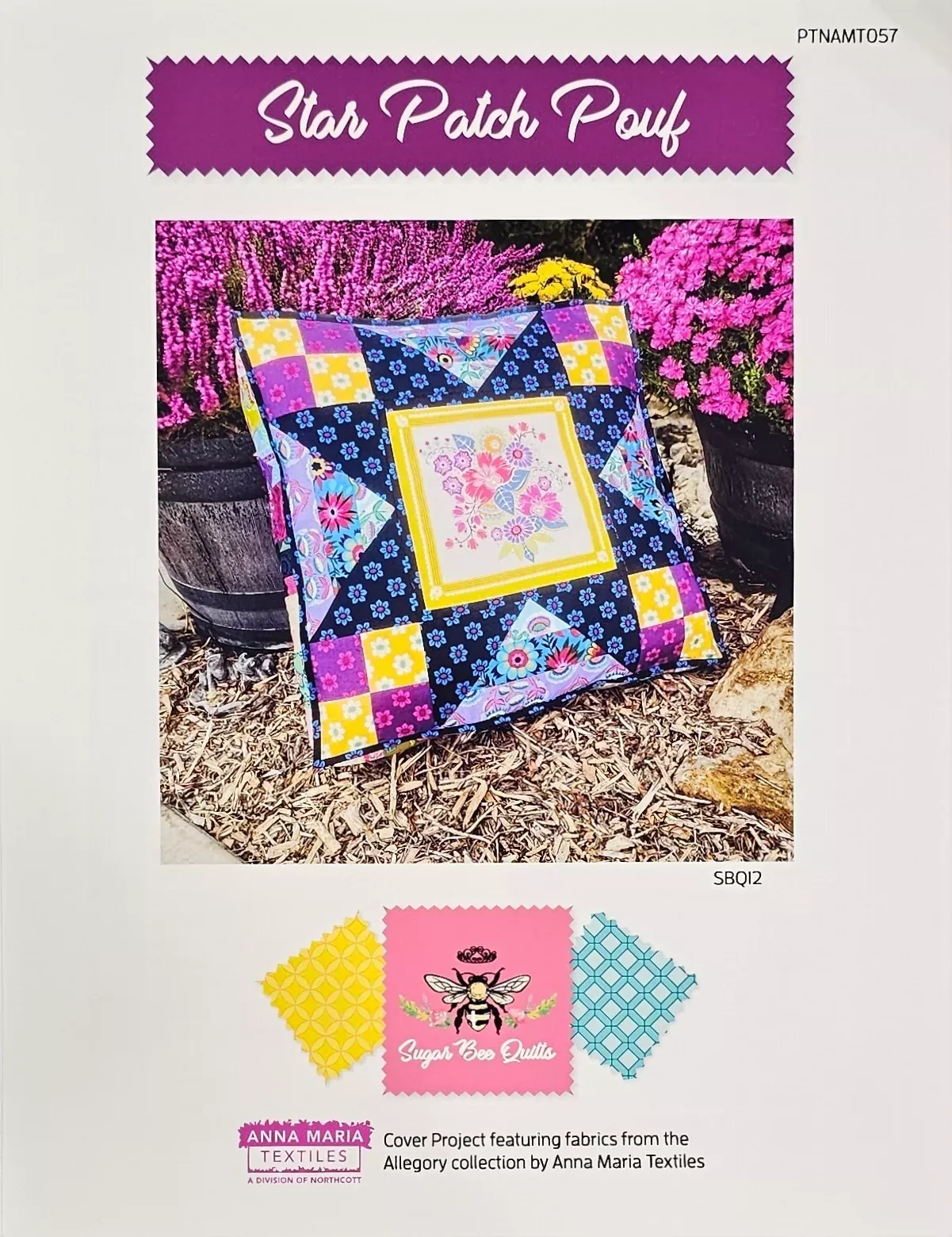 Star Patch Pouf Patterns Book | by Anna Maria Parry | Allegory Collection
