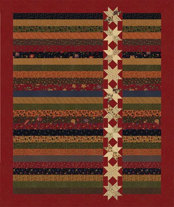 Stars On A Roll Quilt Pattern