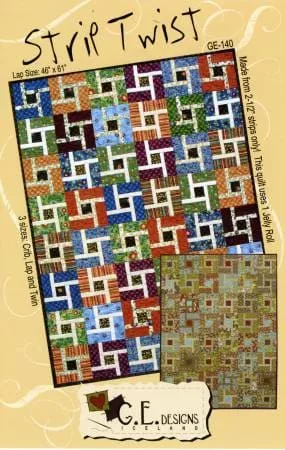 strip-twist-quilt-pattern-ge-designs Strip Twist Quilt Pattern - GE Designs