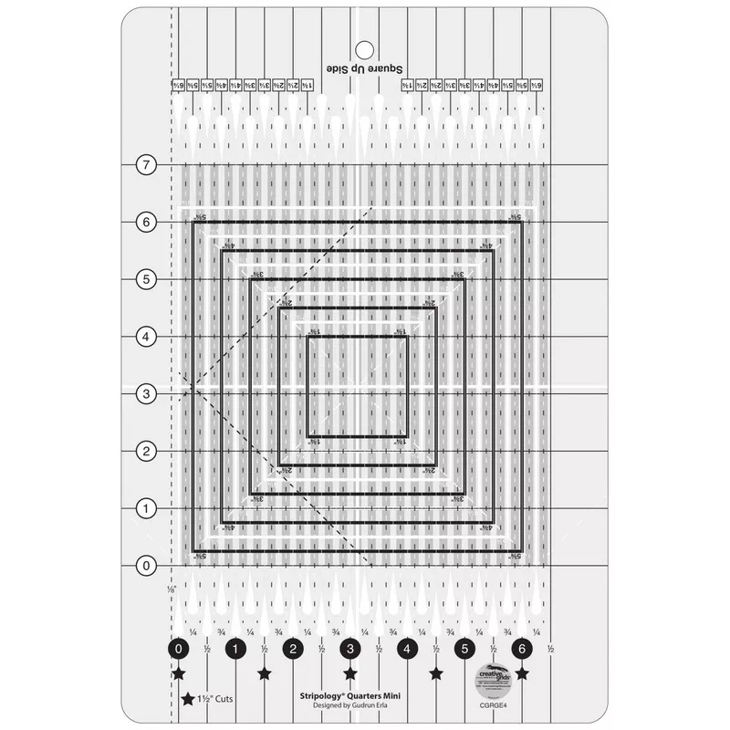 stripology-quarters-mini-quilt-ruler Stripology Quarters Mini Quilt Ruler