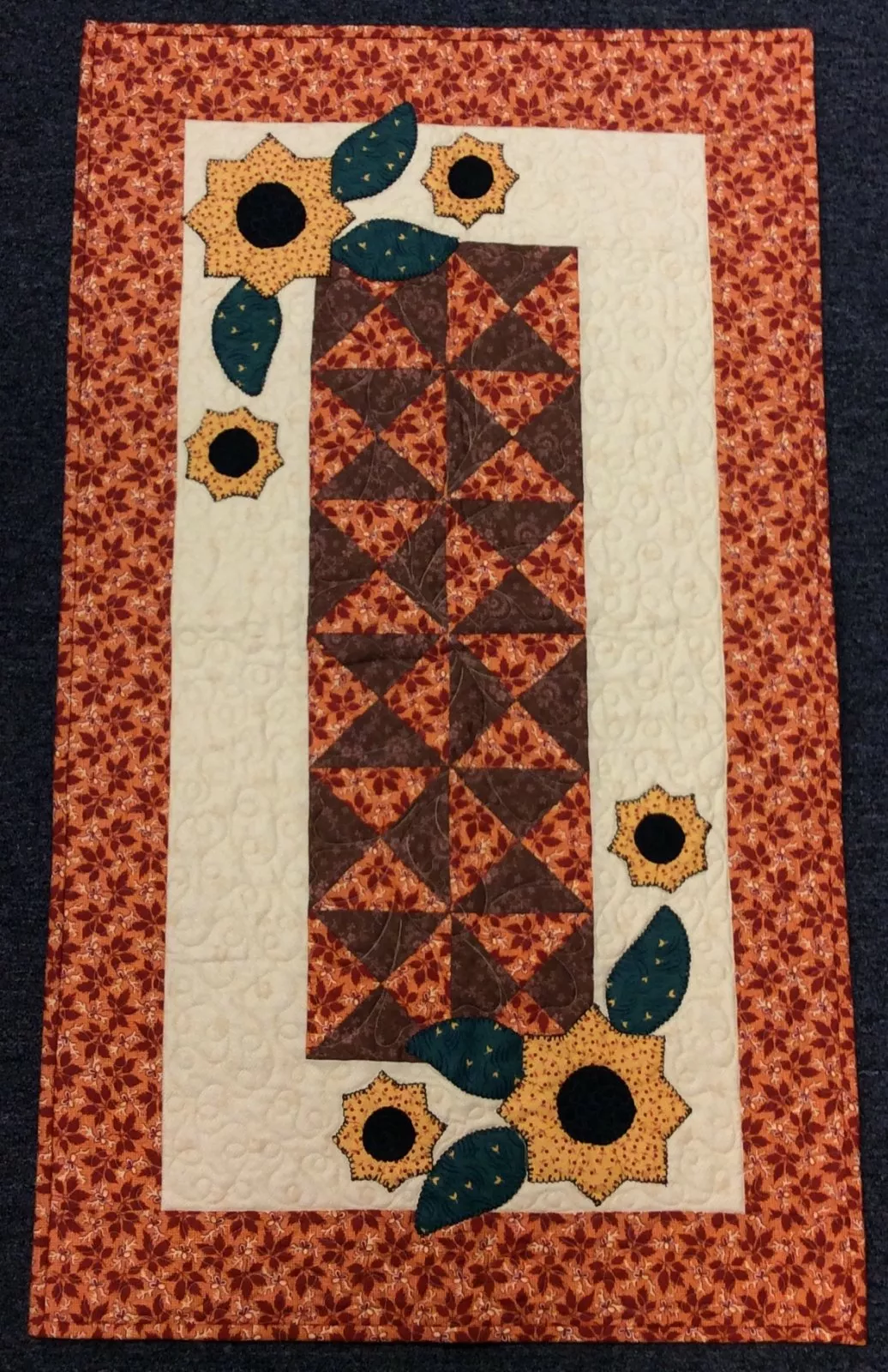 sunflower-table-runner-21-1-2-x-36 Sunflower Table Runner 21 1/2" x 36"