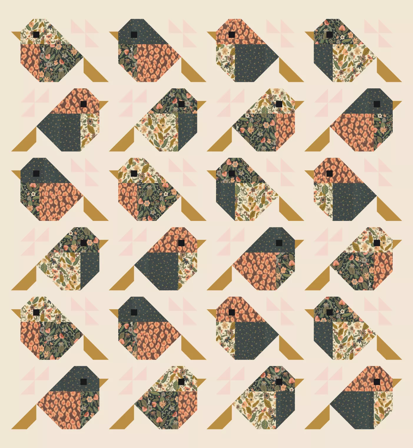 sunlit-ruins-sparrows-quilt-kit-pen-paper-patterns Sunlit Ruins | Sparrows Quilt Kit | Pen + Paper Patterns