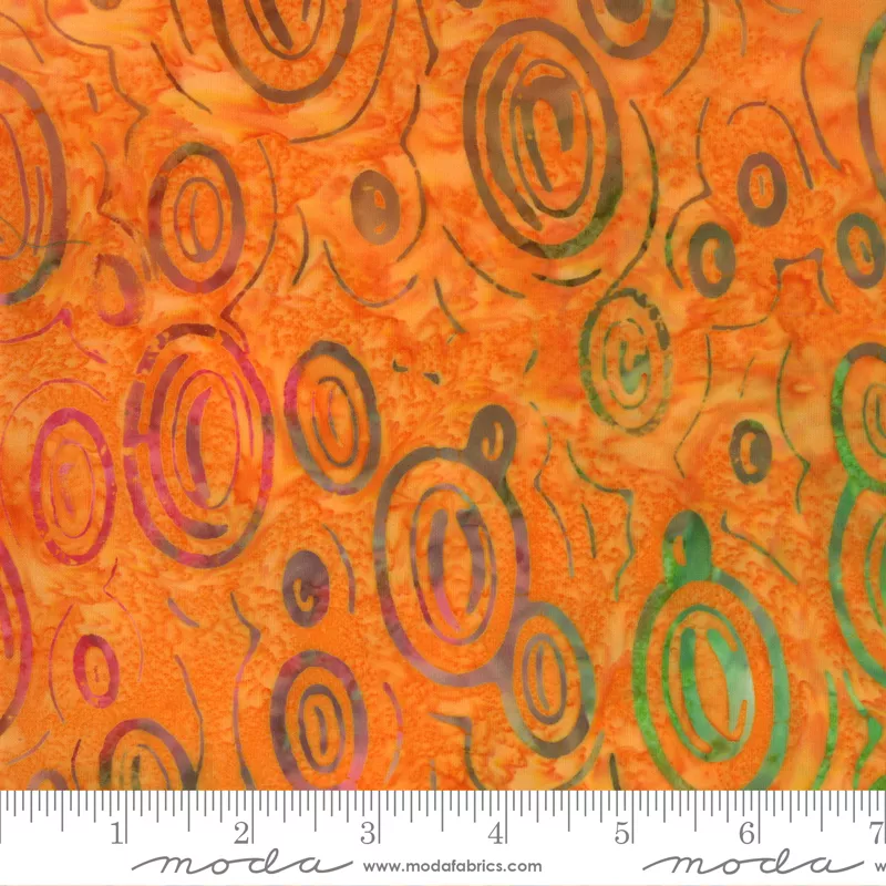 Sunny Day Batiks 4358 16 Mango by Moda