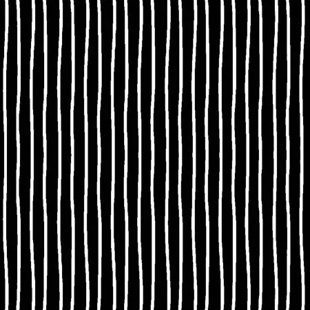 Susy Bee Black/White irregular Stripe