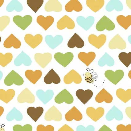 Susybee Hearts & Bees Light gold