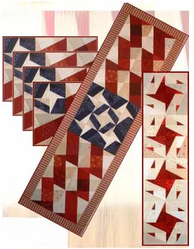 Sweet Liberty Table Runner X Blocks