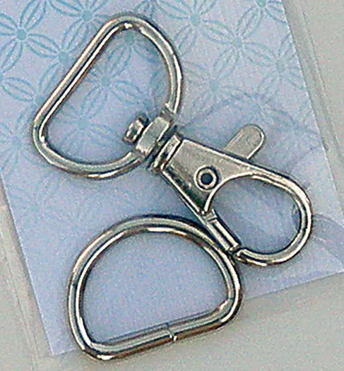 Swivel Clip & D Ring Nickel