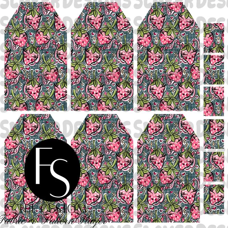 teabagmark018-cut-sew-bookmarks-fabricslayer-preorder TEABAGMARK018 – Cut and Sew Bookmarks FABRICSLAYER – Preorder
