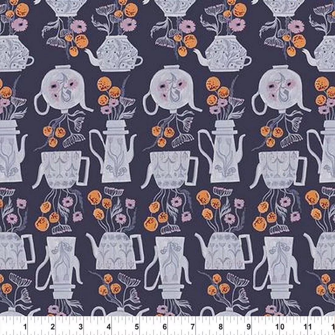 Teapots Twilight by Rae Ritchie