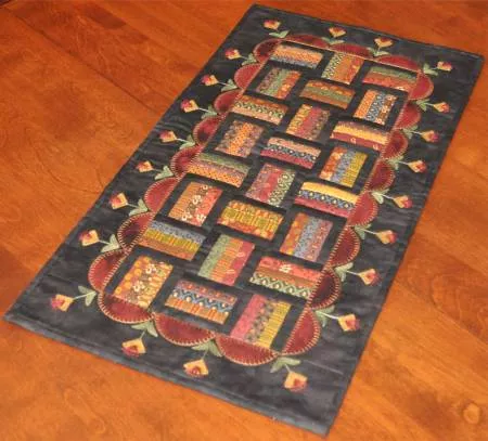 teeny-tiny-garden-table-runner-pattern-las122 Teeny Tiny Garden table runner pattern LAS122