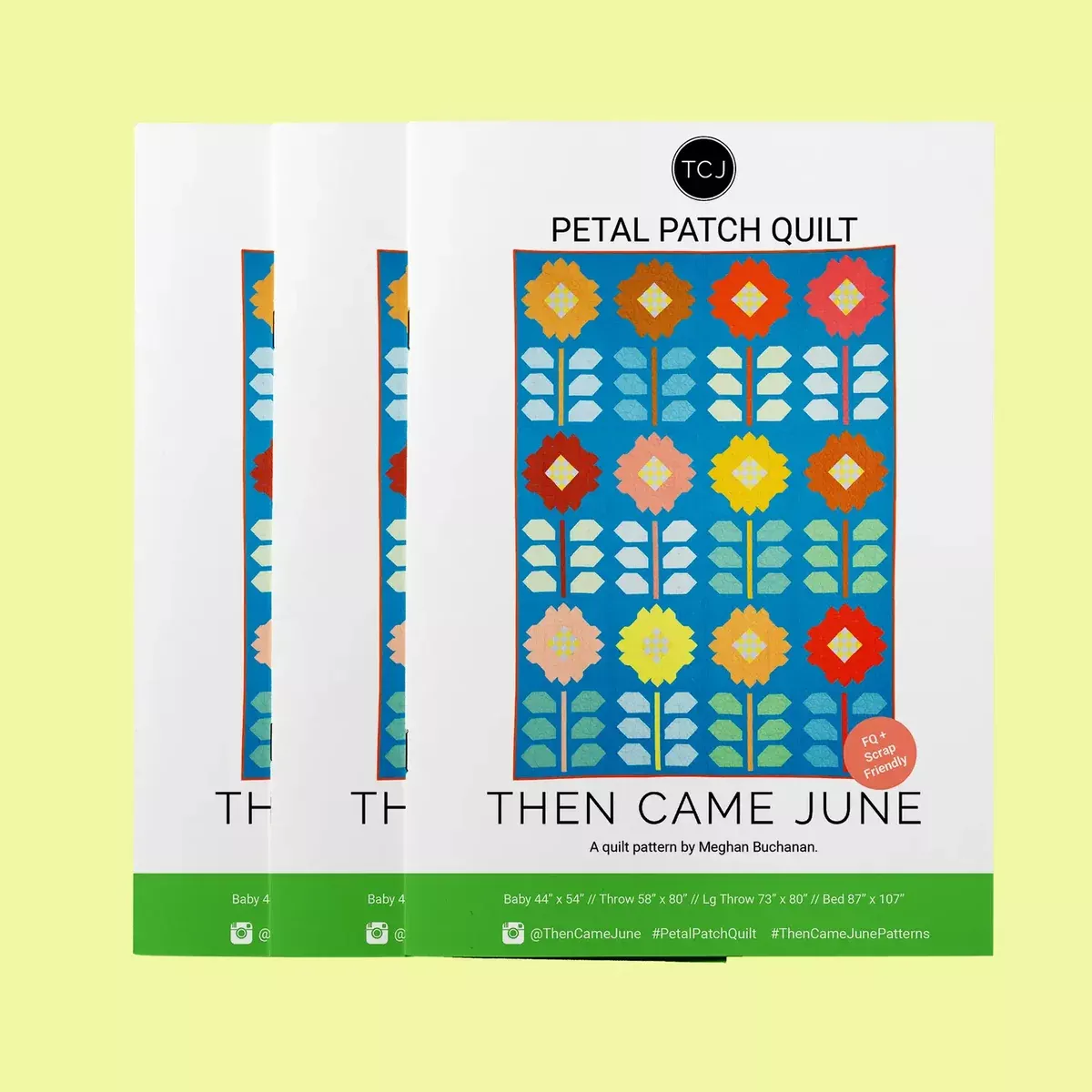 then-came-june-petal-patch-quilt-pattern Then Came June Petal Patch Quilt pattern