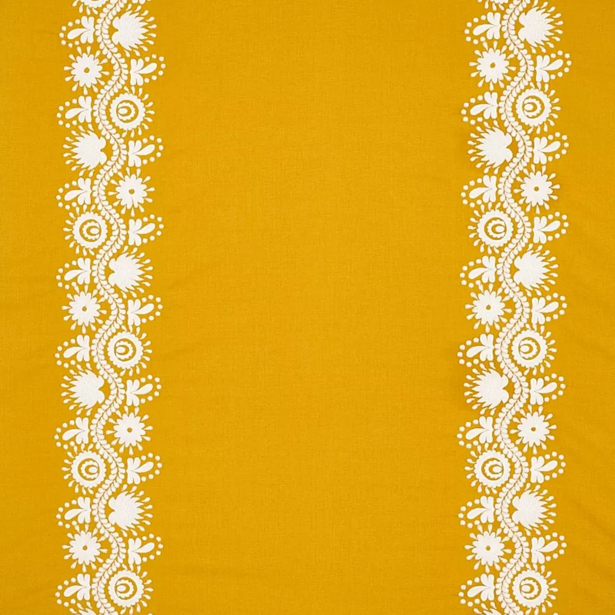 THEODORA EMBROIDERY SAFFRON