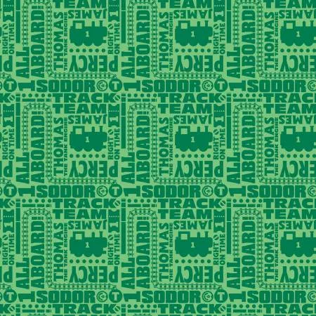 Thomas & Friends Text Green C11004R-GREE