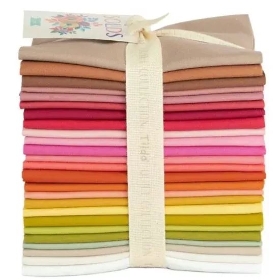 tilda-solids-warm-fat-quarter-bundle Tilda Solids Warm Fat Quarter Bundle