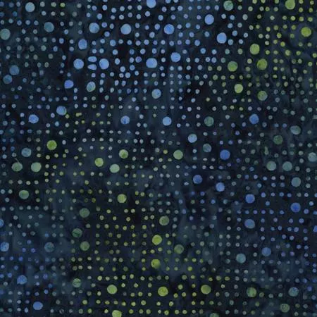 Timeless Treasures Dancing Techno Dots Batik B8623-GALAXY