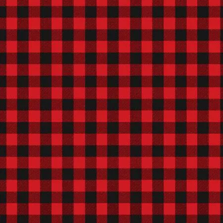 Timeless Treasures PLAID-C7502 Red