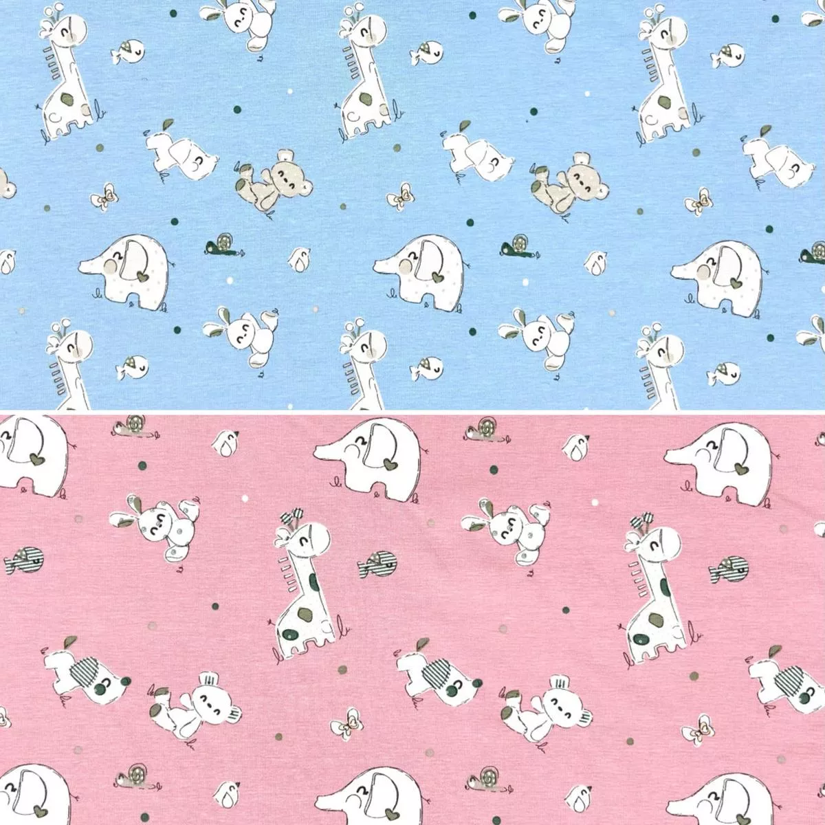 tiny-zoo-cotton-jersey-fabric Tiny Zoo Cotton Jersey Fabric