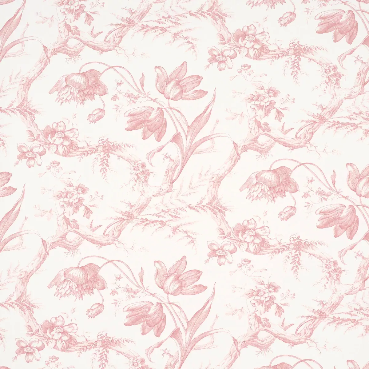 Toile De Fleurs Pink