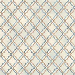 Tranquility SCROLL TRELLIS BLUE 26393-BE